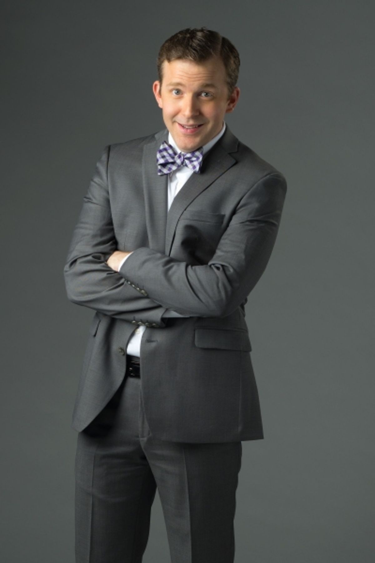 Eric Anrkim stars as J. Pierrepont Finch at 