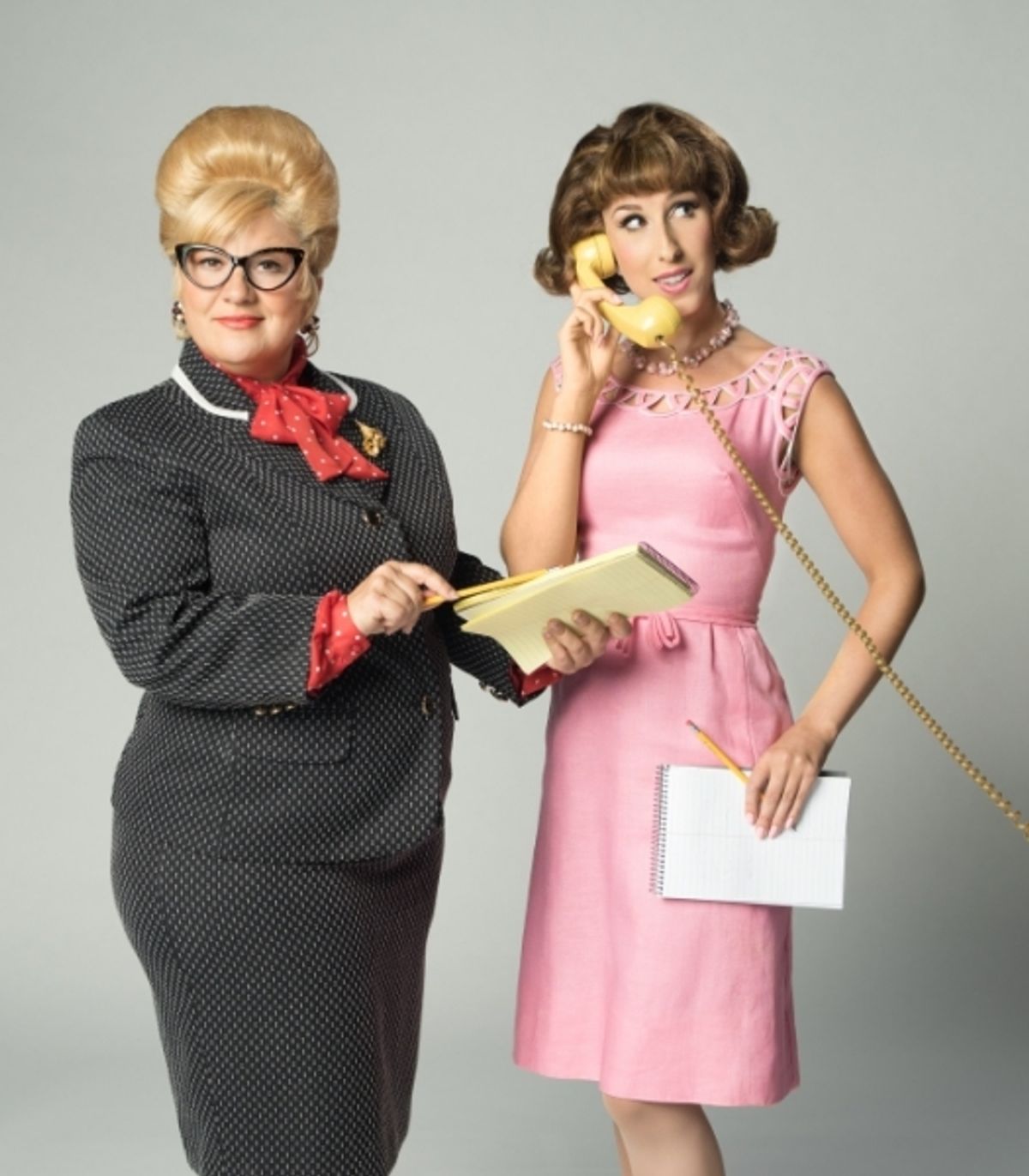 Smitty (Sarah Rudinoff, left) and Rosemary (Sarah Rose Davis, right) at 