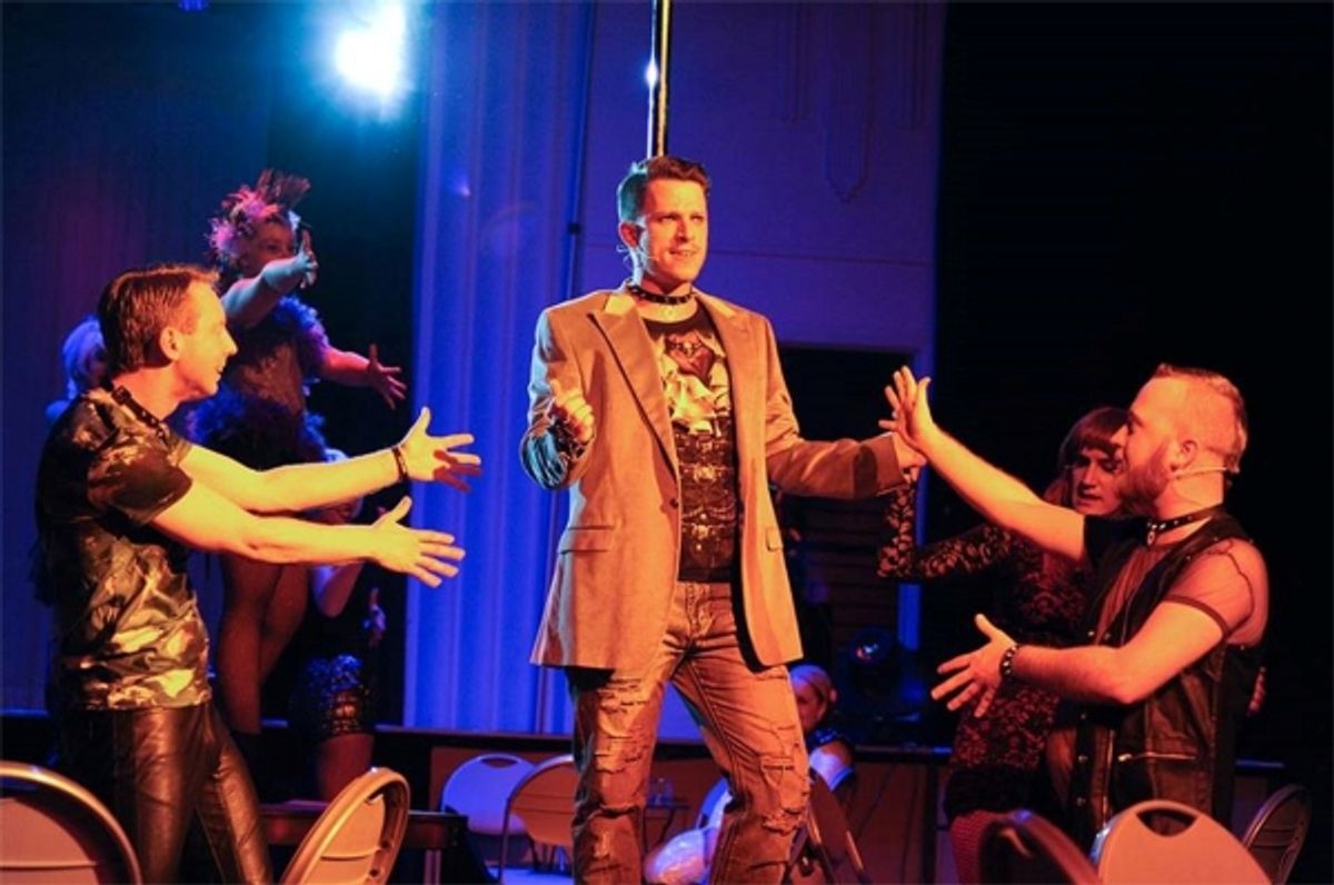 SAUCY JACK AND THE SPACE VIXENS features Lee Wilson, left, Rachael McCallum, Tom Hutton, Joshua Towns and James Hynson. at 