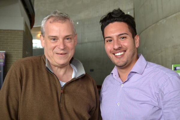  Doug Huges and directing fellow Jecamiah Ybanez  Photo