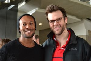 Freddie Bennett (Donald Logan) and Michael Simpson (Colin Ferris/Ethan Ferris) @ BroadwayWorld Freddie Bennett (Donald Logan) and Michael Simpson (Colin Ferris/Ethan Ferris) Photo