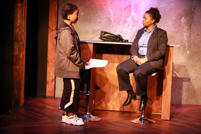 Danielle Rennalls and Shadana Patterson in OUR LITTLE SECRET  Photo