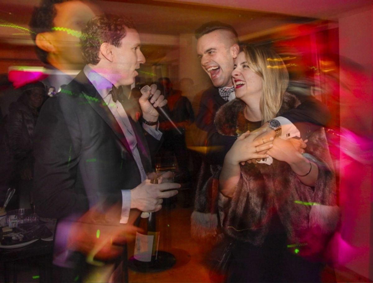 Jacob Langfelder, Michael Moritz Jr and Gia Ramsey at 