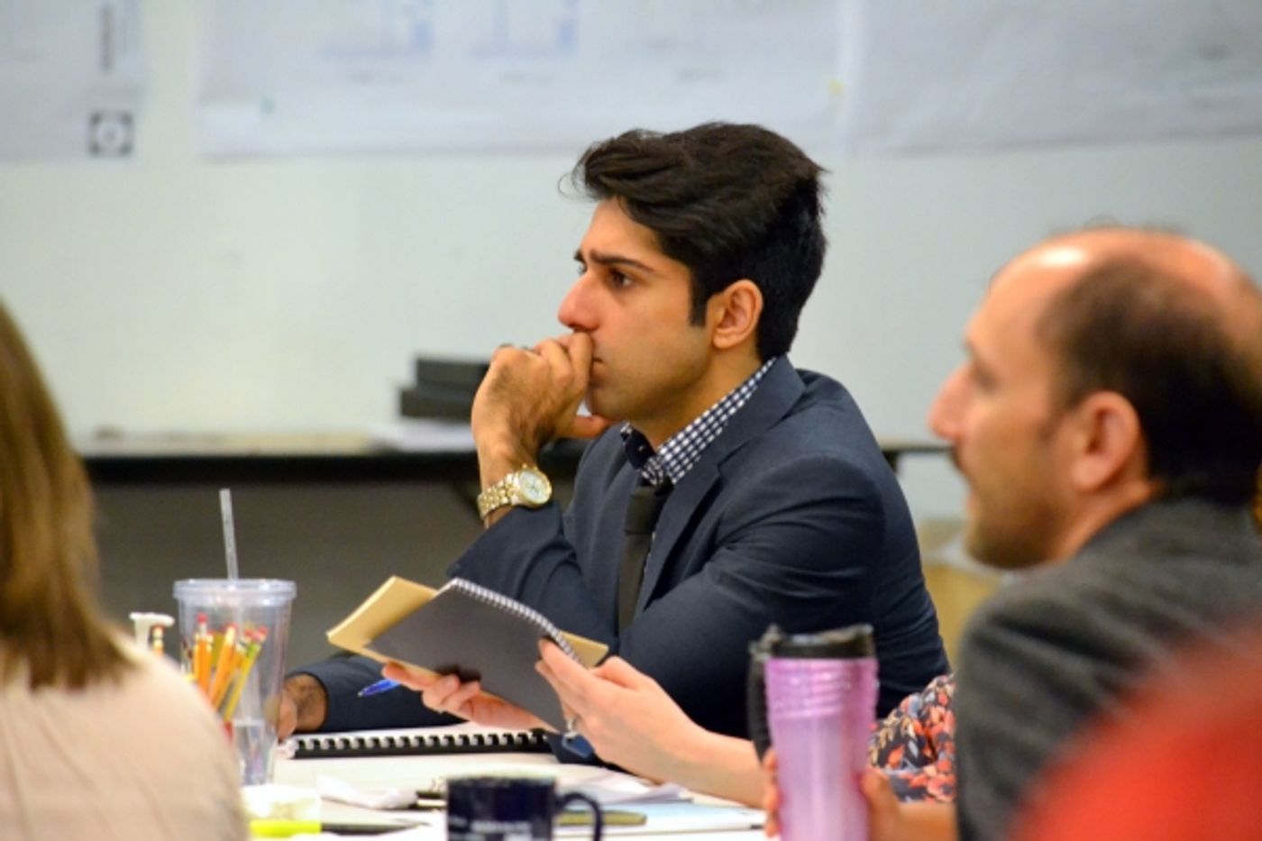 Photo Flash: In Rehearsal for DISGRACED at Alliance Theatre  Image