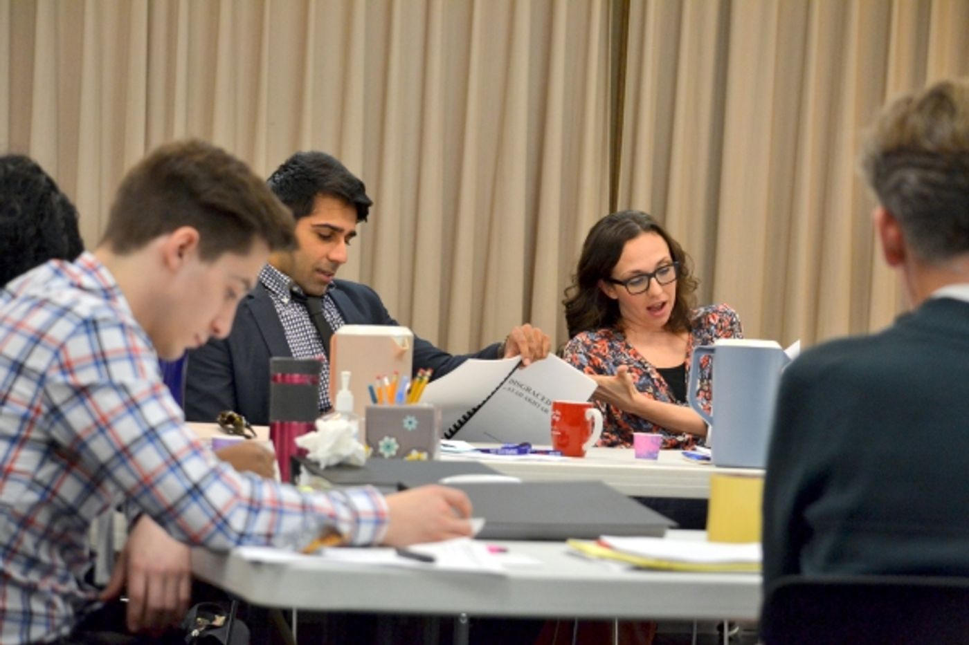 Photo Flash: In Rehearsal for DISGRACED at Alliance Theatre Photo Flash: In Rehearsal for DISGRACED at Alliance Theatre Image