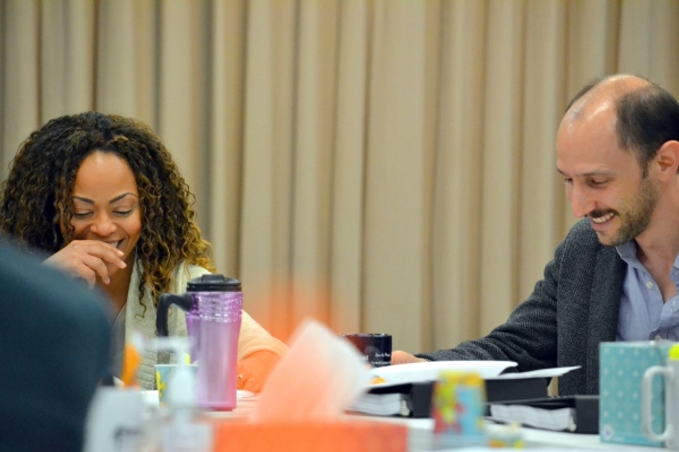 Photo Flash: In Rehearsal for DISGRACED at Alliance Theatre  Image