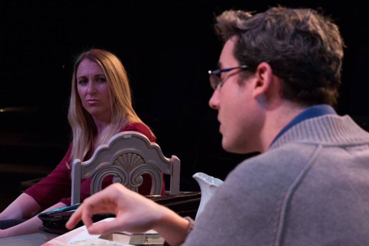 TRACY TORWICK (Chloe) and JACOB TICE (Valentine) at 