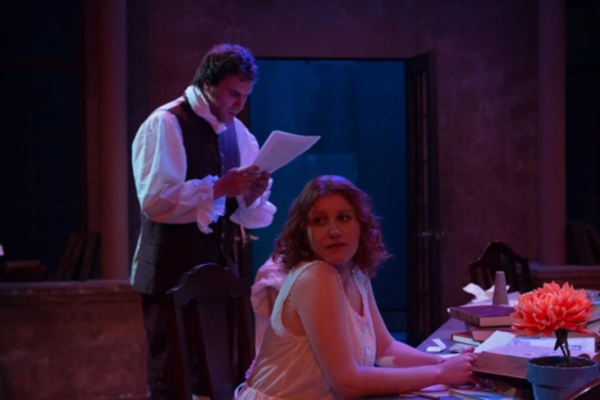 MASON QUINN (Septimus) and KAIT MAHONEY (Thomasina) at 