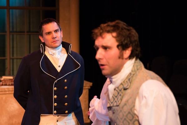 MICHAEL CHRISTOPHER (Capt. Brice) and MASON QUINN (Septimus) Photo