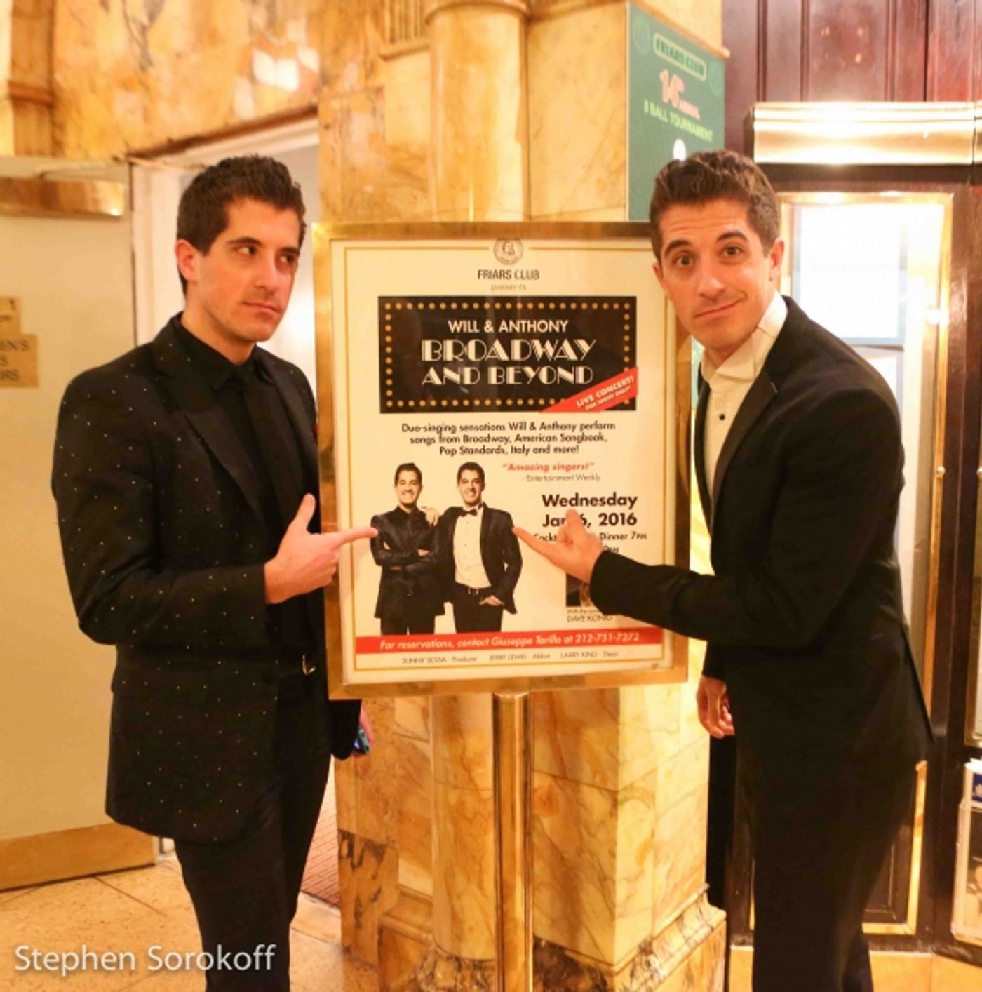 Photo Coverage: Will & Anthony Nunziata Bring BROADWAY AND BEYOND to the Friars Club  Image