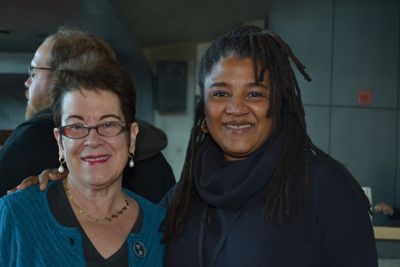 Artistic Director Molly Smith and playwright Lynn Nottage  Photo
