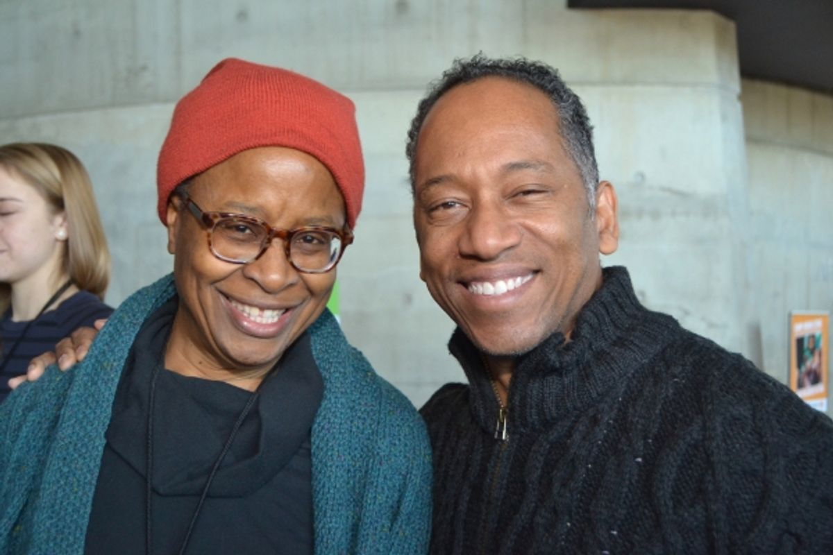 Kimberly Scott (Cynthia) and  of Artistic Programming Robert Barry Fleming at 