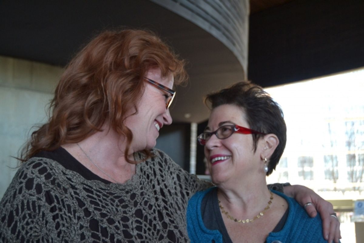 Johanna Day (Tracey) and Artistic  Molly Smith  at 