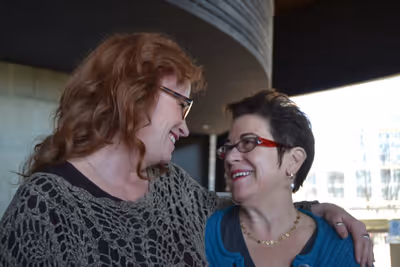 Johanna Day (Tracey) and Artistic  Molly Smith  Photo