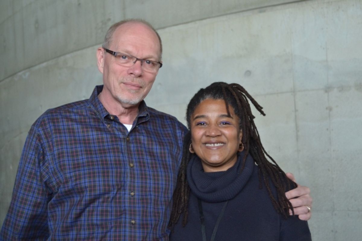 Executive Producer Edgar Dobie and playwright Lynn Nottage at 