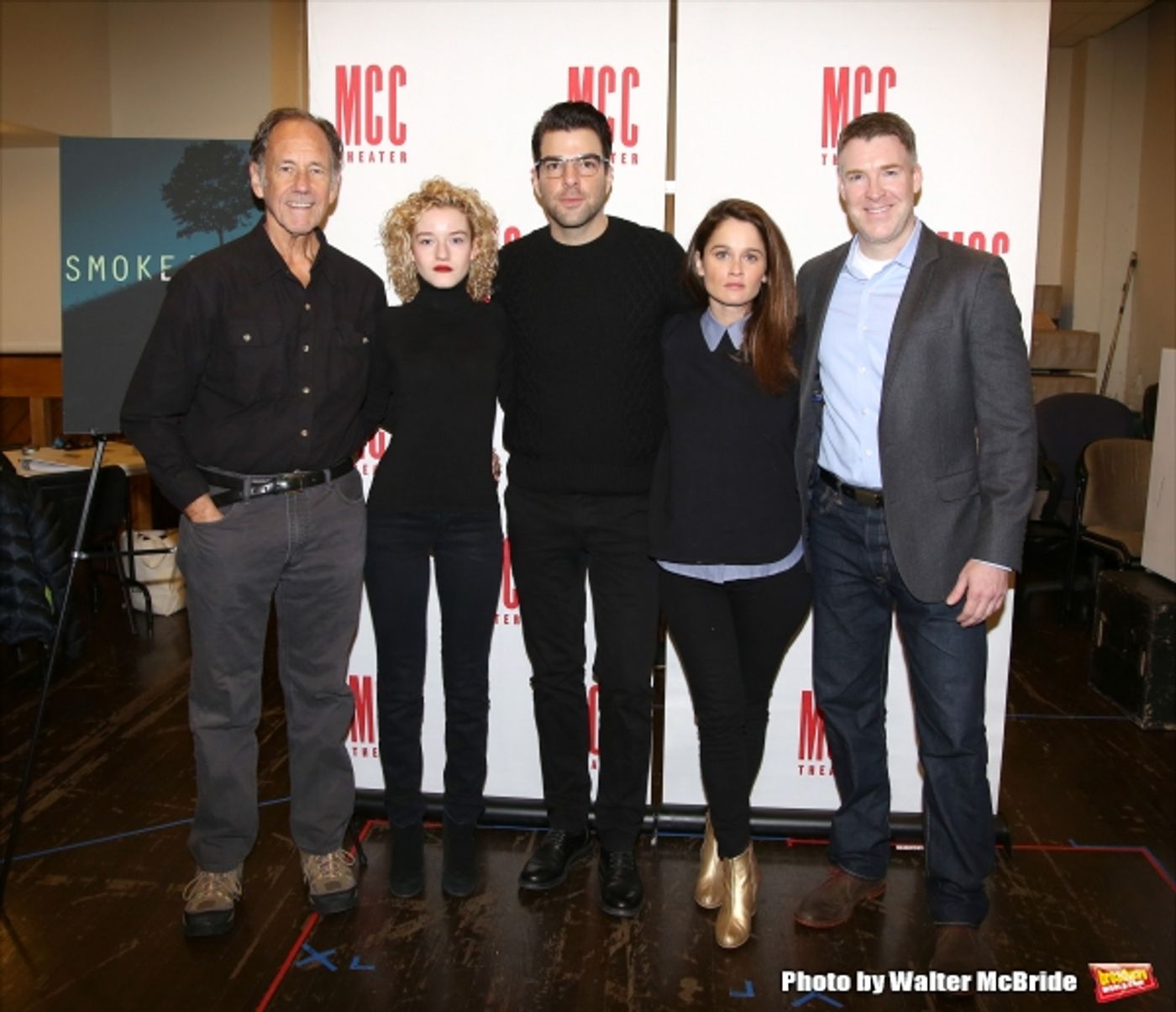 Photo Coverage: Zachary Quinto and Company of MCC's SMOKEFALL  Meet the Press Image