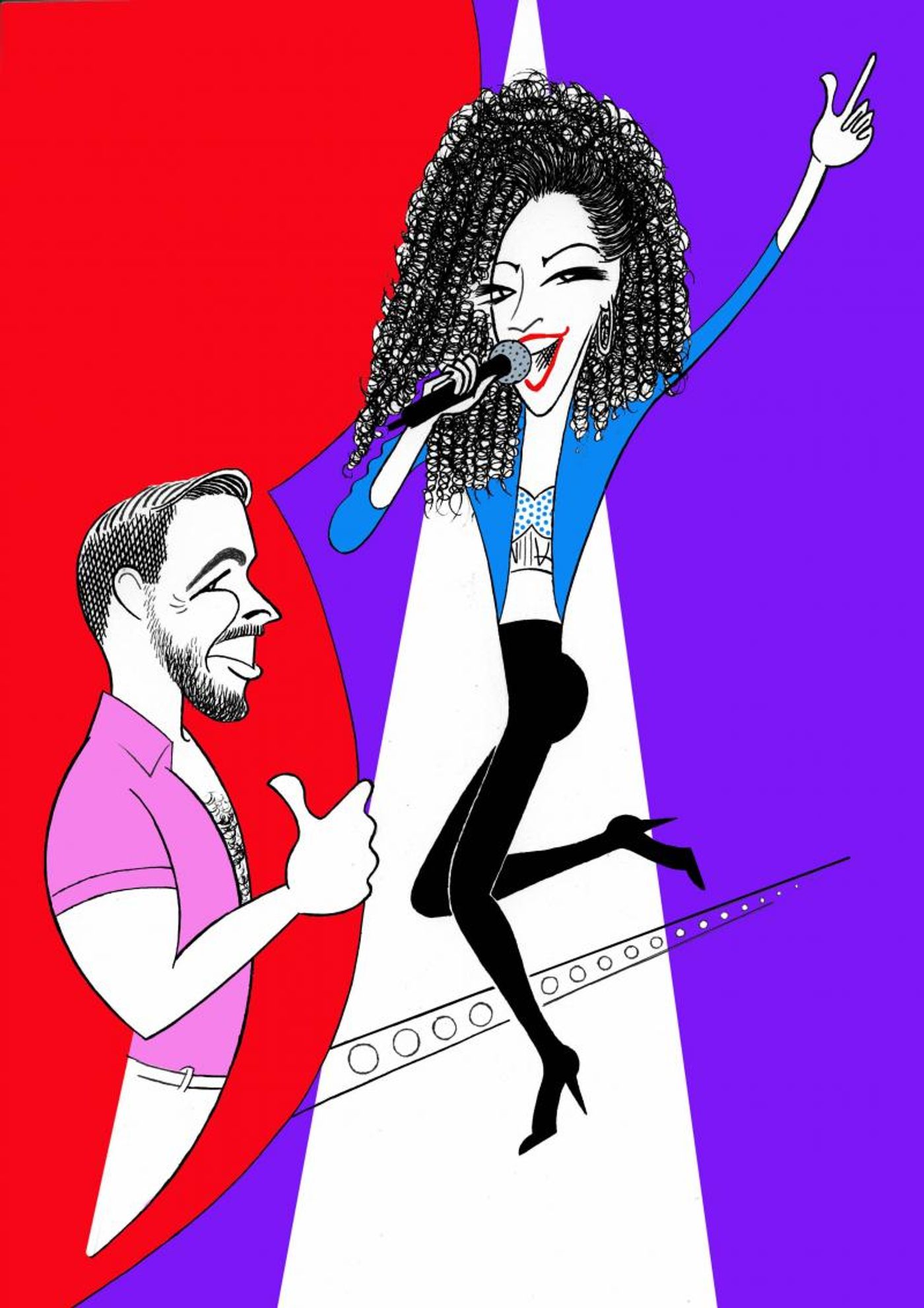 BWW Exclusive: Ken Fallin Draws the Stage - ON YOUR FEET!  Image