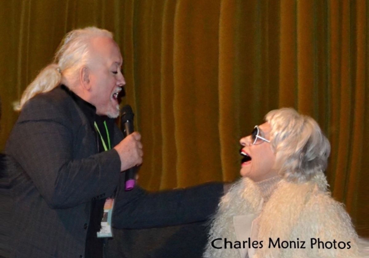 Director Rick McKay with Carol Channing at 
