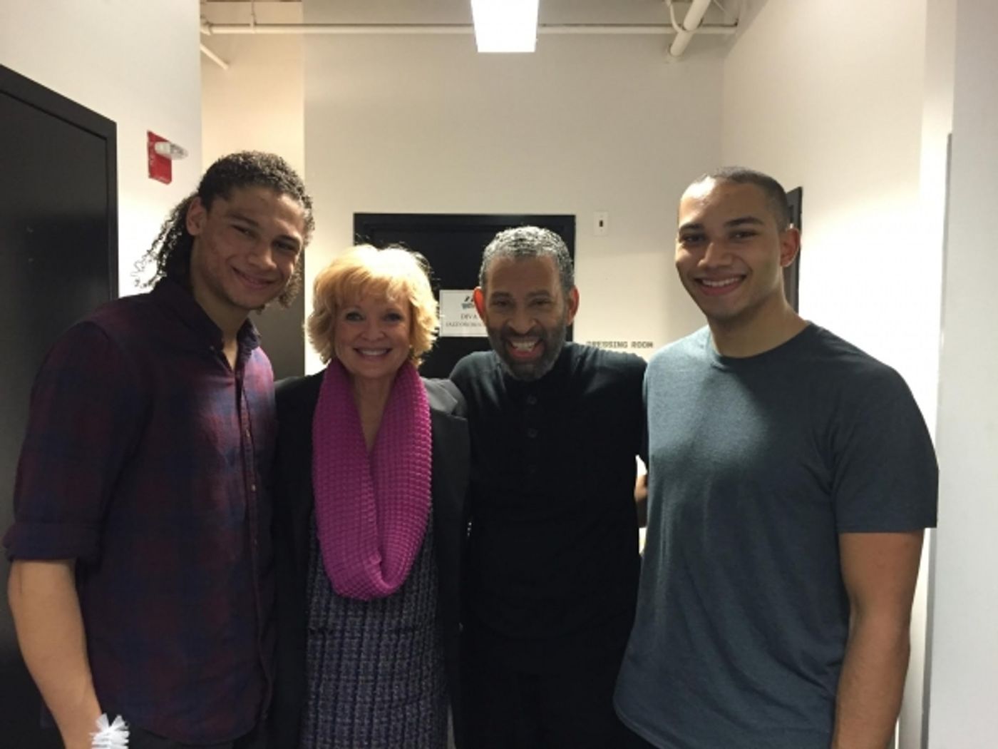 Photo Flash: Christine Ebersole Visits MAURICE HINES TAPPIN' THRU LIFE Off-Broadway  Image