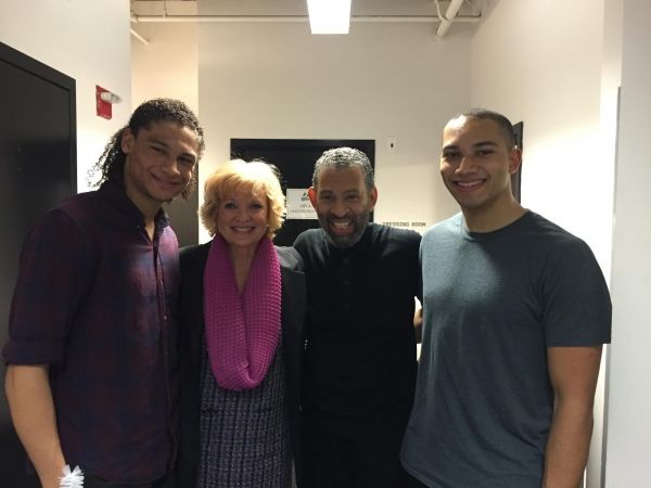 Leo Manzari, Christine Ebersole, Maurice Hines and Jon Manzari Photo