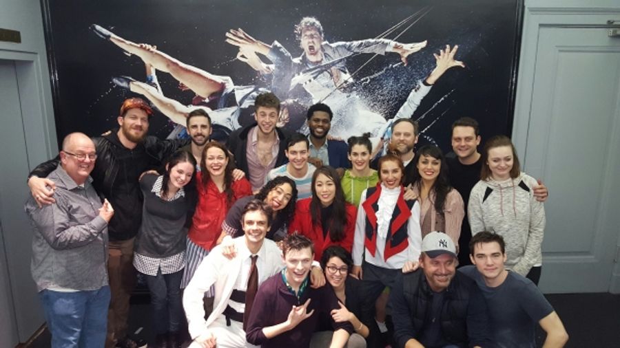 Photo Flash: Broadway's SPRING AWAKENING Stars Dance at FUERZA BRUTA Image