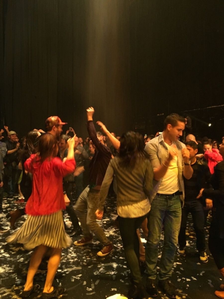 Photo Flash: Broadway's SPRING AWAKENING Stars Dance at FUERZA BRUTA Image