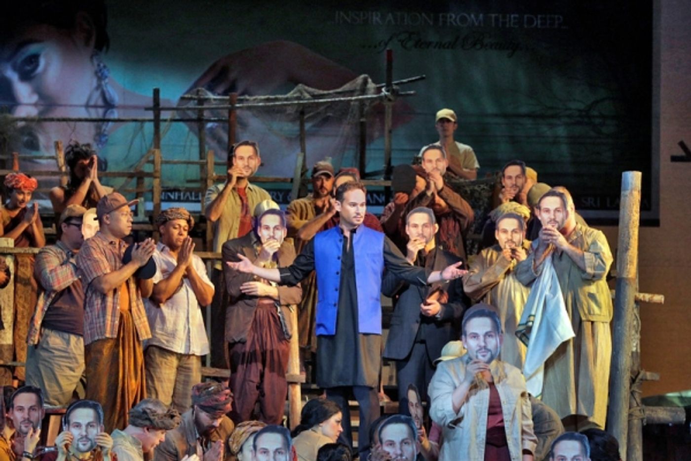 Photo Flash: First Look at Diana Damrau, Matthew Polenzani, Mariusz Kwiecien & More in Met Opera's LES PÊCHEURS DE PERLES  Image