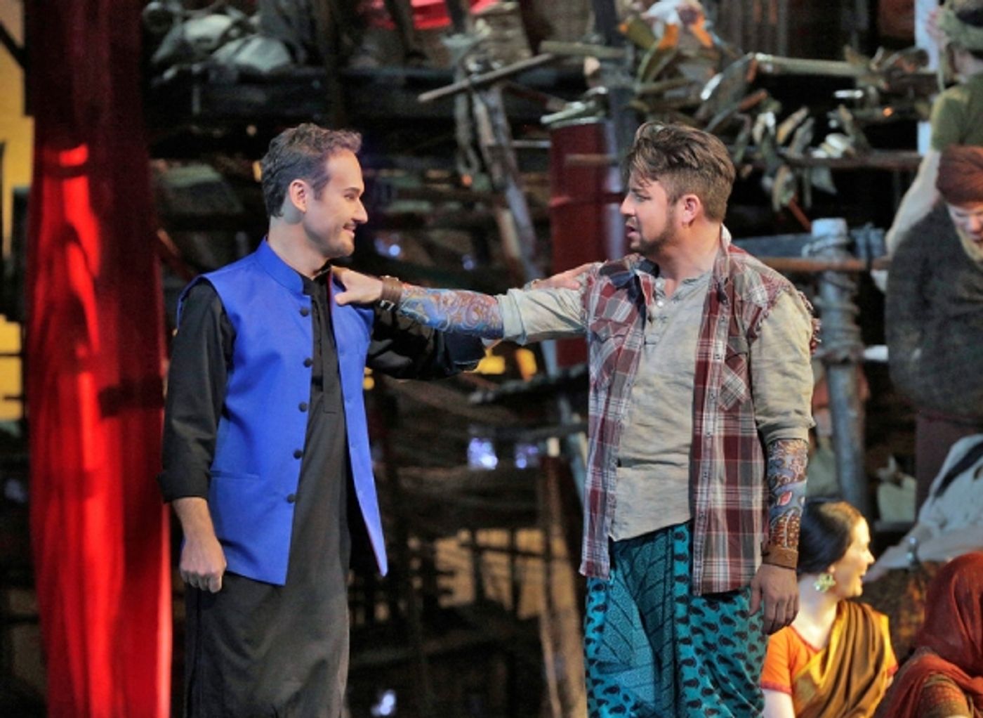 Photo Flash: First Look at Diana Damrau, Matthew Polenzani, Mariusz Kwiecien & More in Met Opera's LES PÊCHEURS DE PERLES  Image