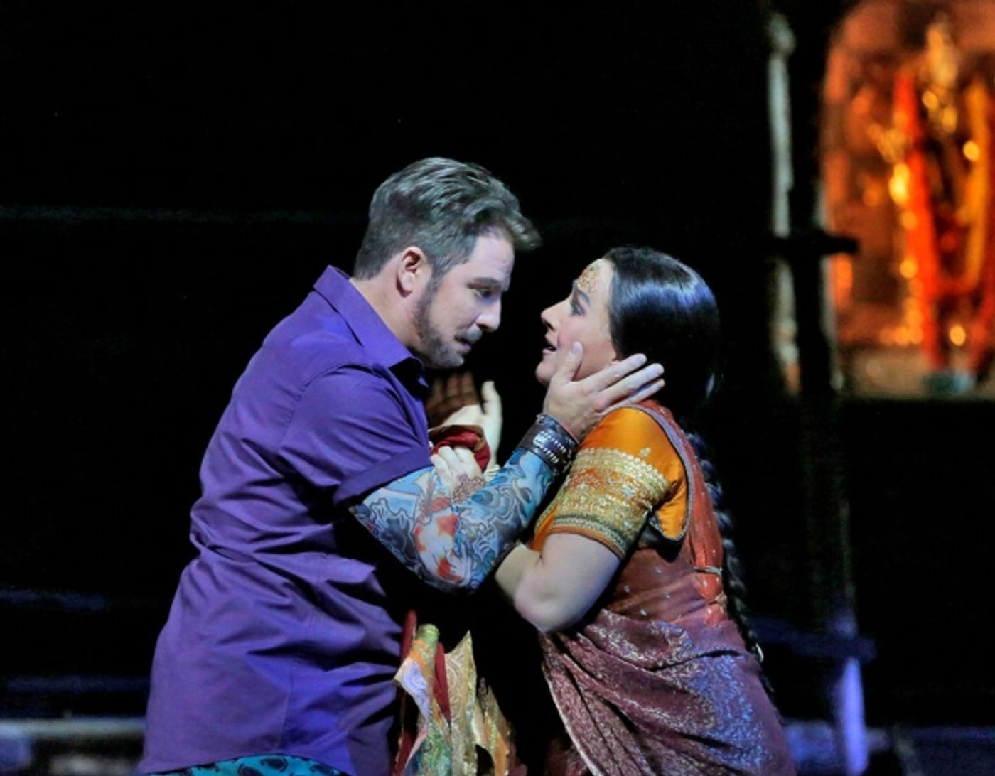 Photo Flash: First Look at Diana Damrau, Matthew Polenzani, Mariusz Kwiecien & More in Met Opera's LES PÊCHEURS DE PERLES  Image