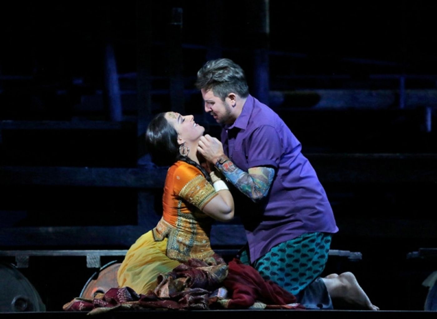 Photo Flash: First Look at Diana Damrau, Matthew Polenzani, Mariusz Kwiecien & More in Met Opera's LES PÊCHEURS DE PERLES  Image