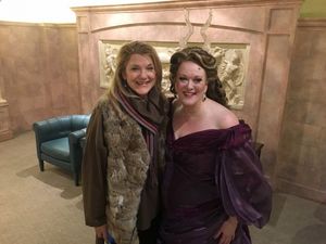 Victoria Clark and Liz McCartney @ BroadwayWorld Victoria Clark and Liz McCartney Photo
