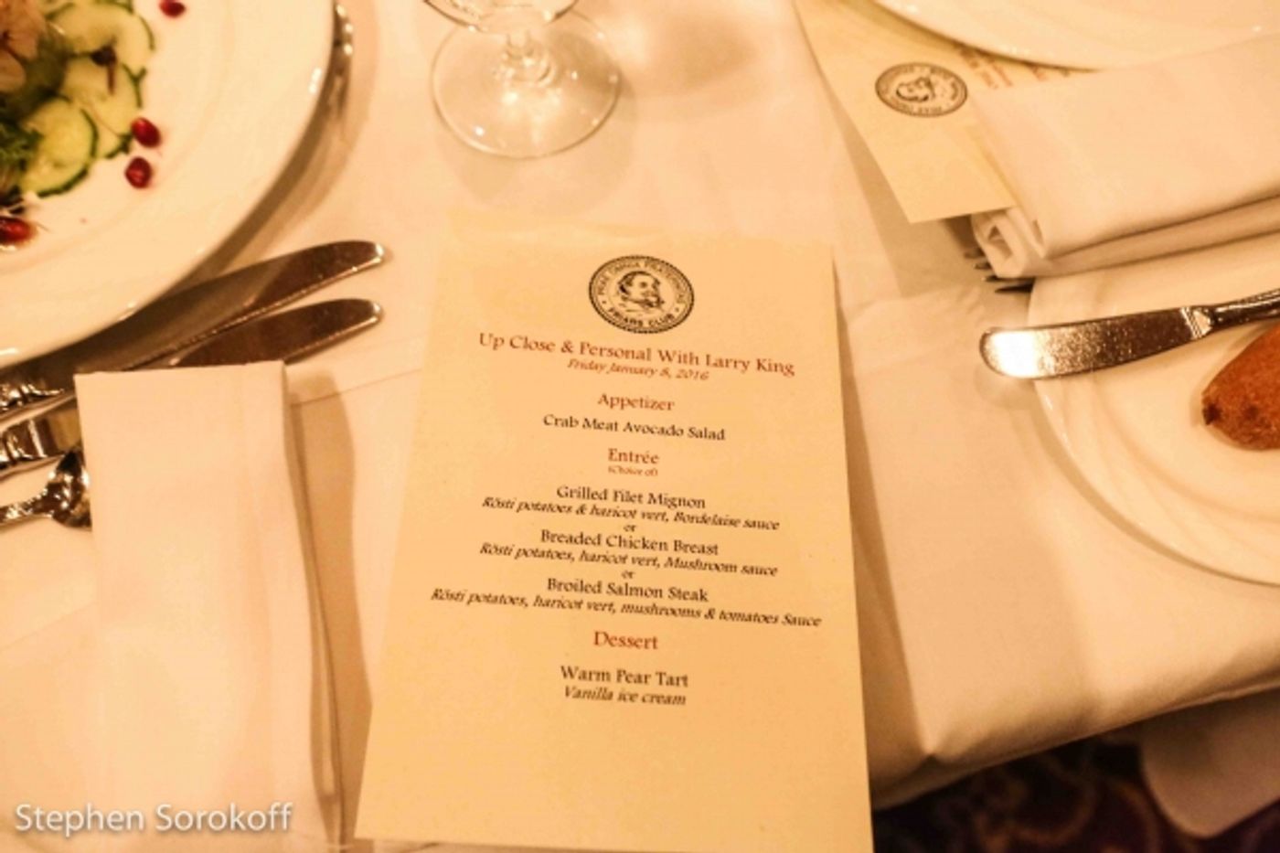 Photo Coverage: The Tables Are Turned - Larry King Gets Interviewed at the Friars Club  Image