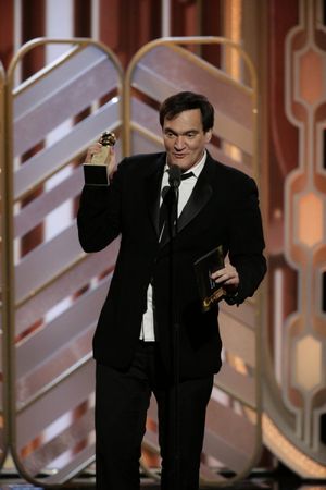 73rd ANNUAL GOLDEN GLOBE AWARDS -- Pictured: Quentin Tarantino, ''The Hateful Eight'', Winner, Best Original Score - Motion Picture at the 73rd Annual Golden Globe Awards held at the Beverly Hilton Hotel on January 10, 2016 -- (Photo by: Paul Drinkwater/N @ BroadwayWorld 73rd ANNUAL GOLDEN GLOBE AWARDS -- Pictured: Quentin Tarantino, ''The Hateful Eight'' Photo