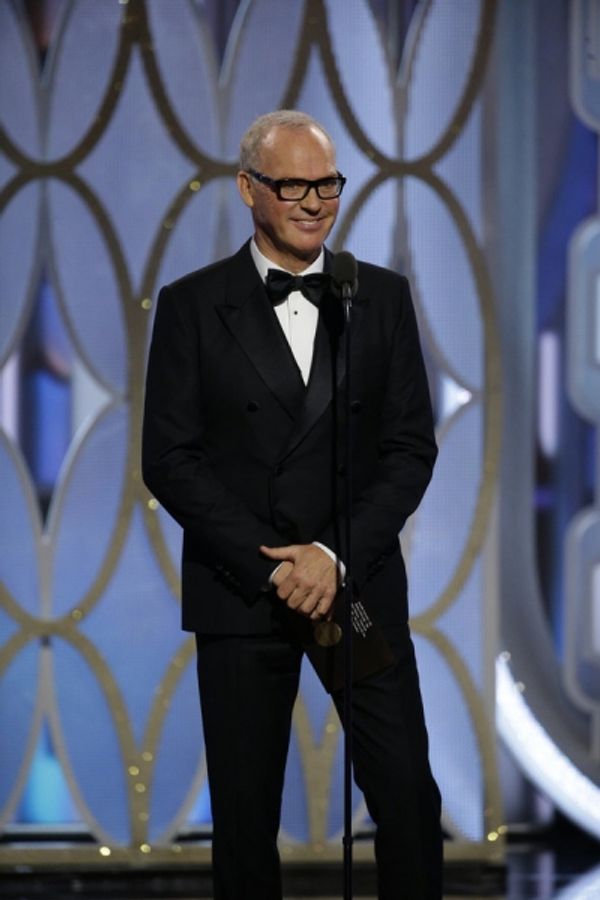 73rd ANNUAL GOLDEN GLOBE AWARDS -- Pictured: Michael Keaton, Presenter at the 73rd An Photo