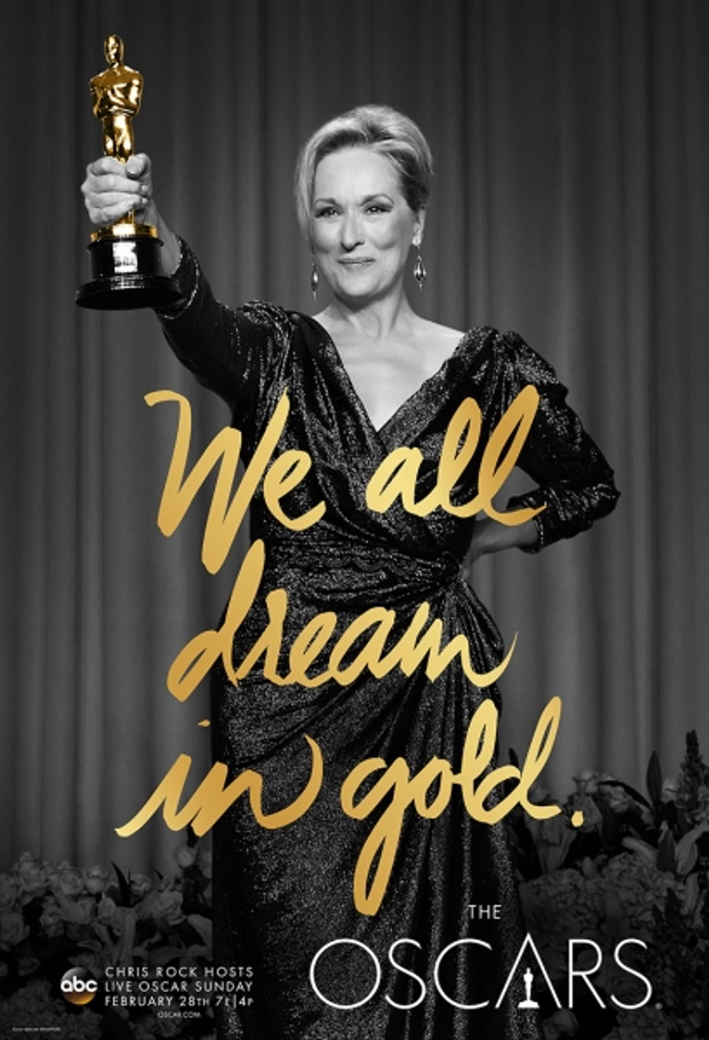 Photo Flash: Meryl Streep & More Appear in New 'We All Dream in Gold' OSCAR Key Art Photo Flash: Meryl Streep & More Appear in New 'We All Dream in Gold' OSCAR Key Art Image