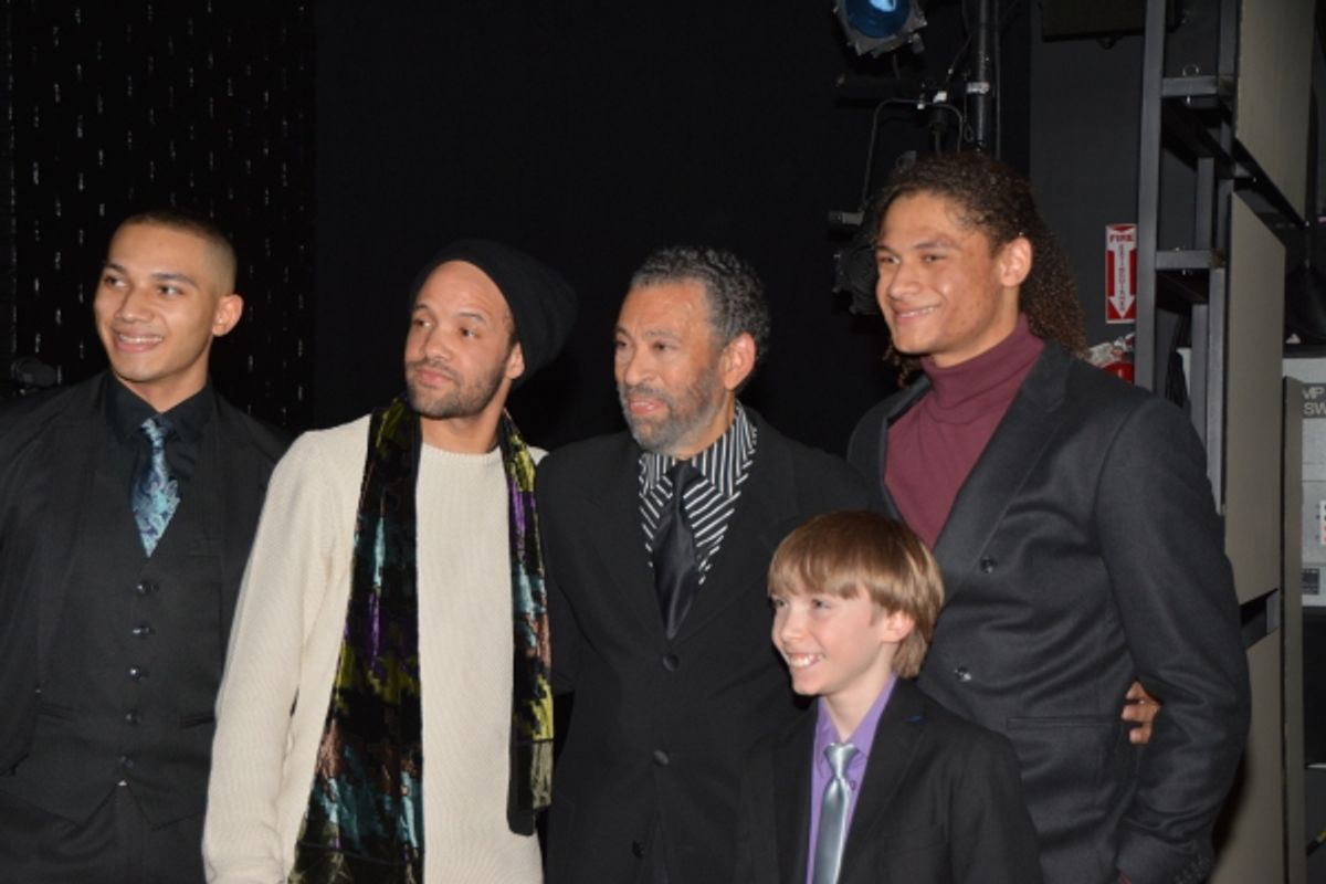 Jon Manzari, Savion Glover, Maurice Hines, Luke Spring and Leo Manzari at 