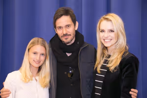 Lilly Englert, Christian Camargo and Gia Crovatin Photo
