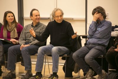 Illana Stein, Jonathan Kalb, Jeffrey Horowitz and Trevor Nunn Photo