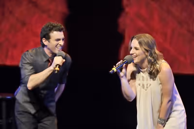 Jarrod Spector and Jessie Mueller Photo