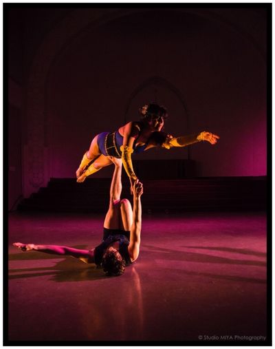 Christopher Knowlton and Silvita Diaz Brown. Full Circle Festival, March 2015. Photog Photo