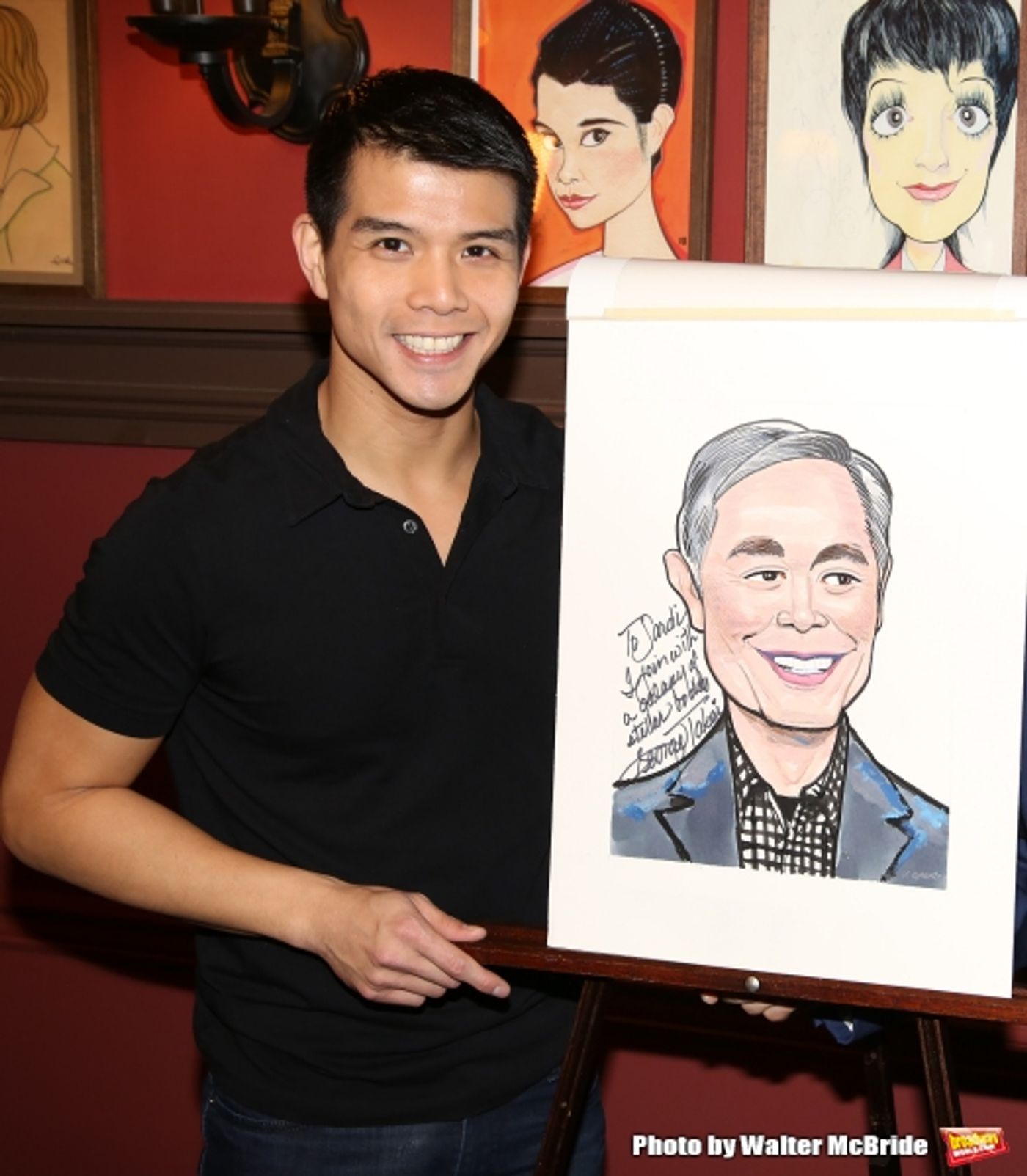 Photo Coverage: George Takei Celebrates His New Sardi's Portrait with His ALLEGIANCE Cast! Image