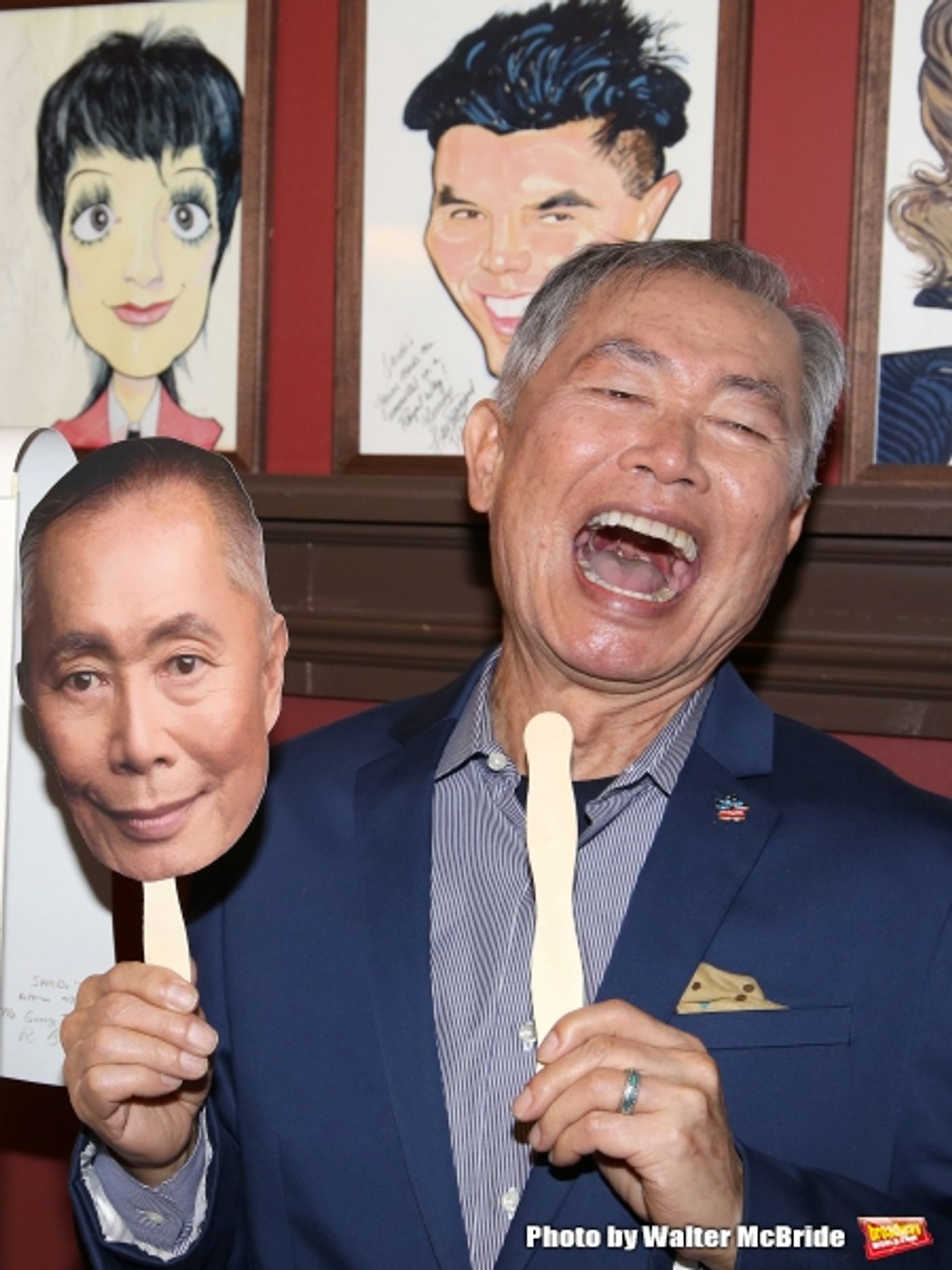Photo Coverage: George Takei Celebrates His New Sardi's Portrait with His ALLEGIANCE Cast! Image