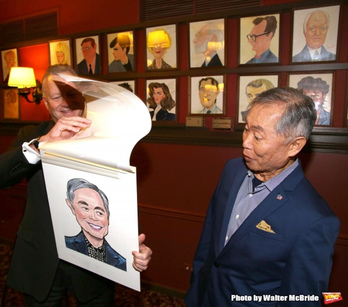 Photo Coverage: George Takei Celebrates His New Sardi's Portrait with His ALLEGIANCE Cast! Image