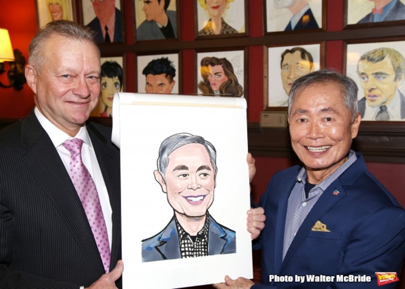 Photo Coverage: George Takei Celebrates His New Sardi's Portrait with His ALLEGIANCE Cast! Image