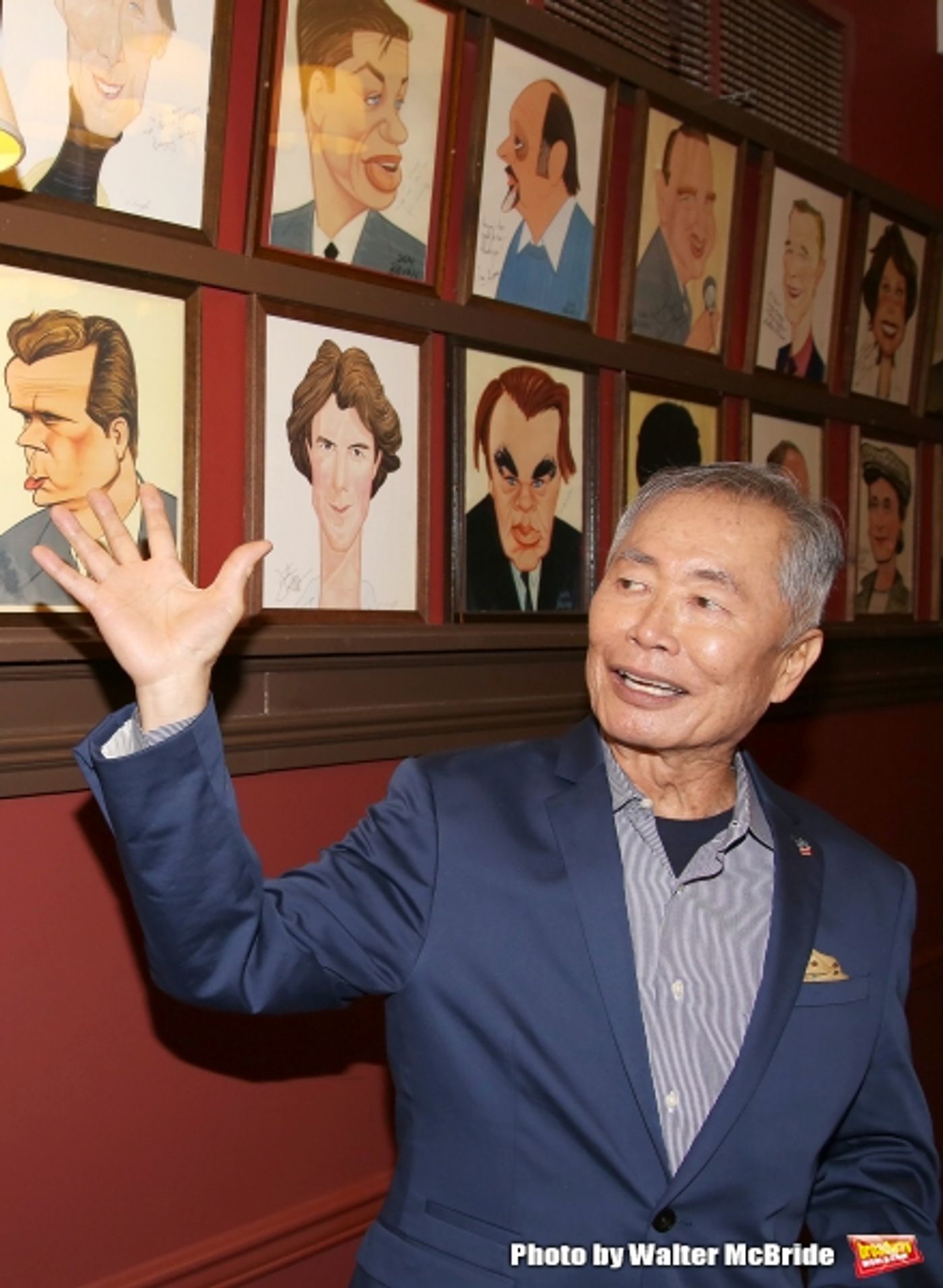 Photo Coverage: George Takei Celebrates His New Sardi's Portrait with His ALLEGIANCE Cast! Image