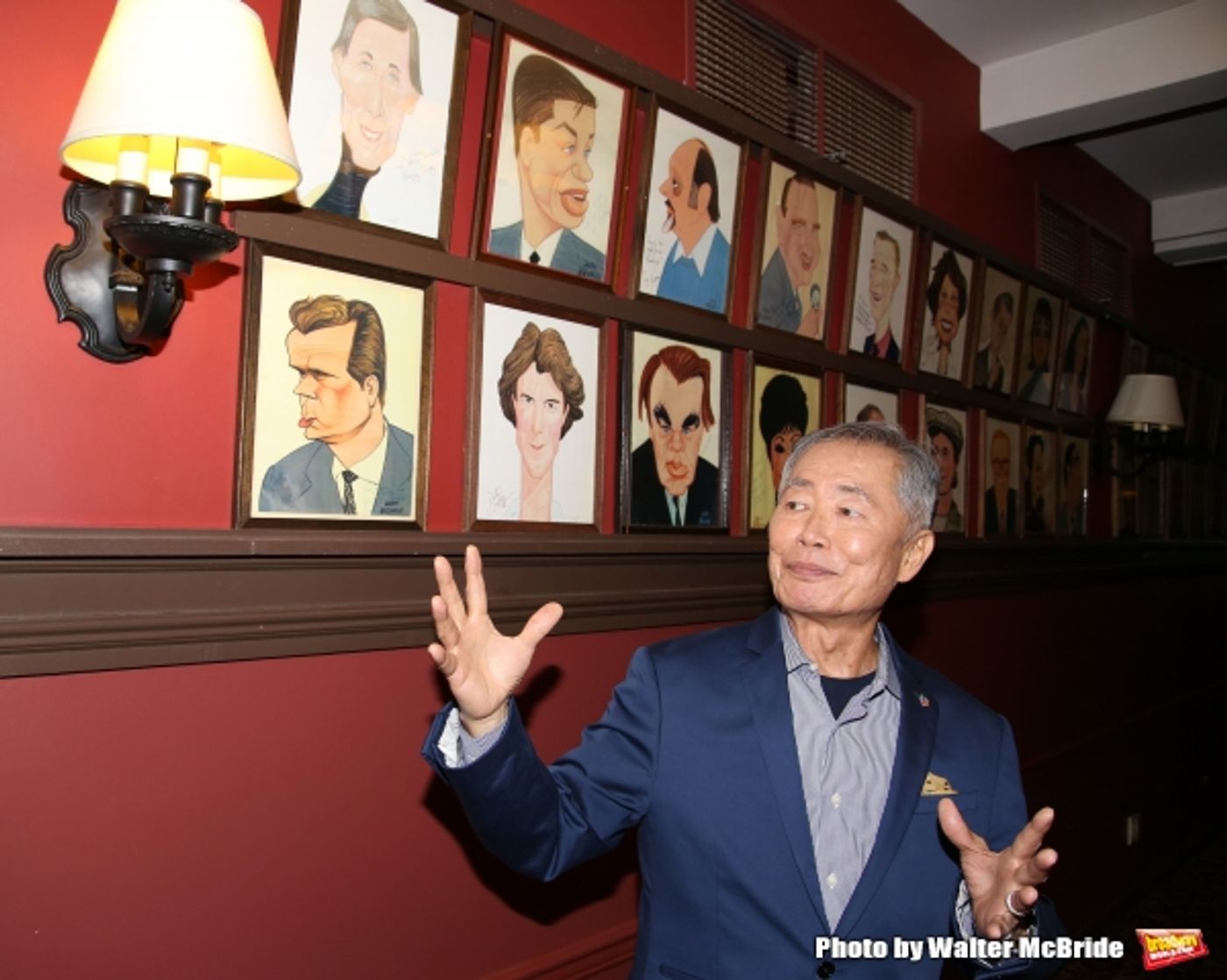 Photo Coverage: George Takei Celebrates His New Sardi's Portrait with His ALLEGIANCE Cast! Image