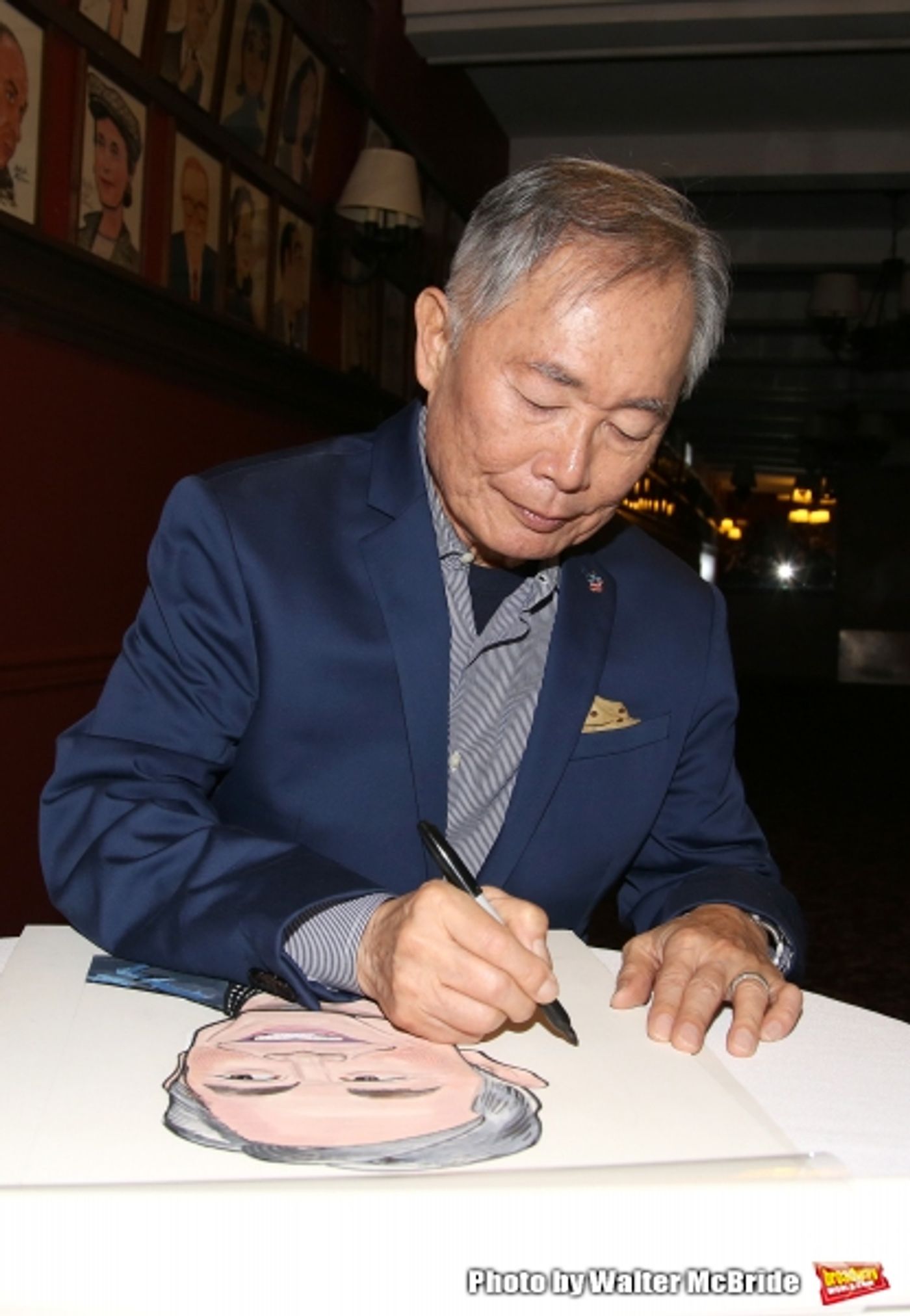 Photo Coverage: George Takei Celebrates His New Sardi's Portrait with His ALLEGIANCE Cast! Image
