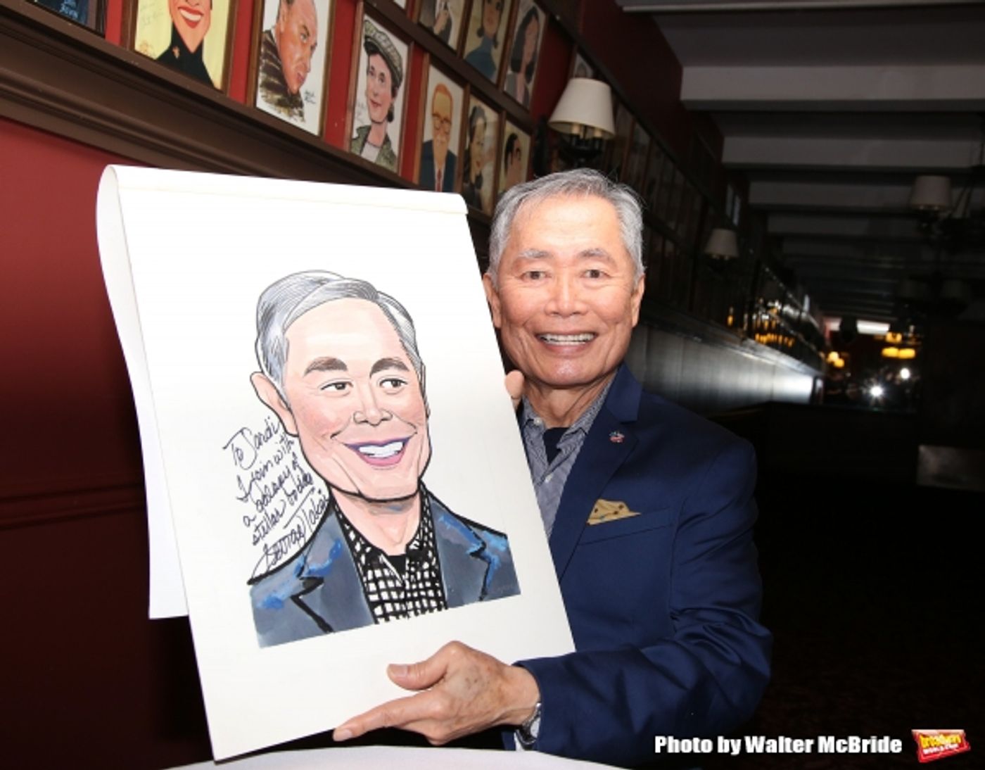 Photo Coverage: George Takei Celebrates His New Sardi's Portrait with His ALLEGIANCE Cast! Image