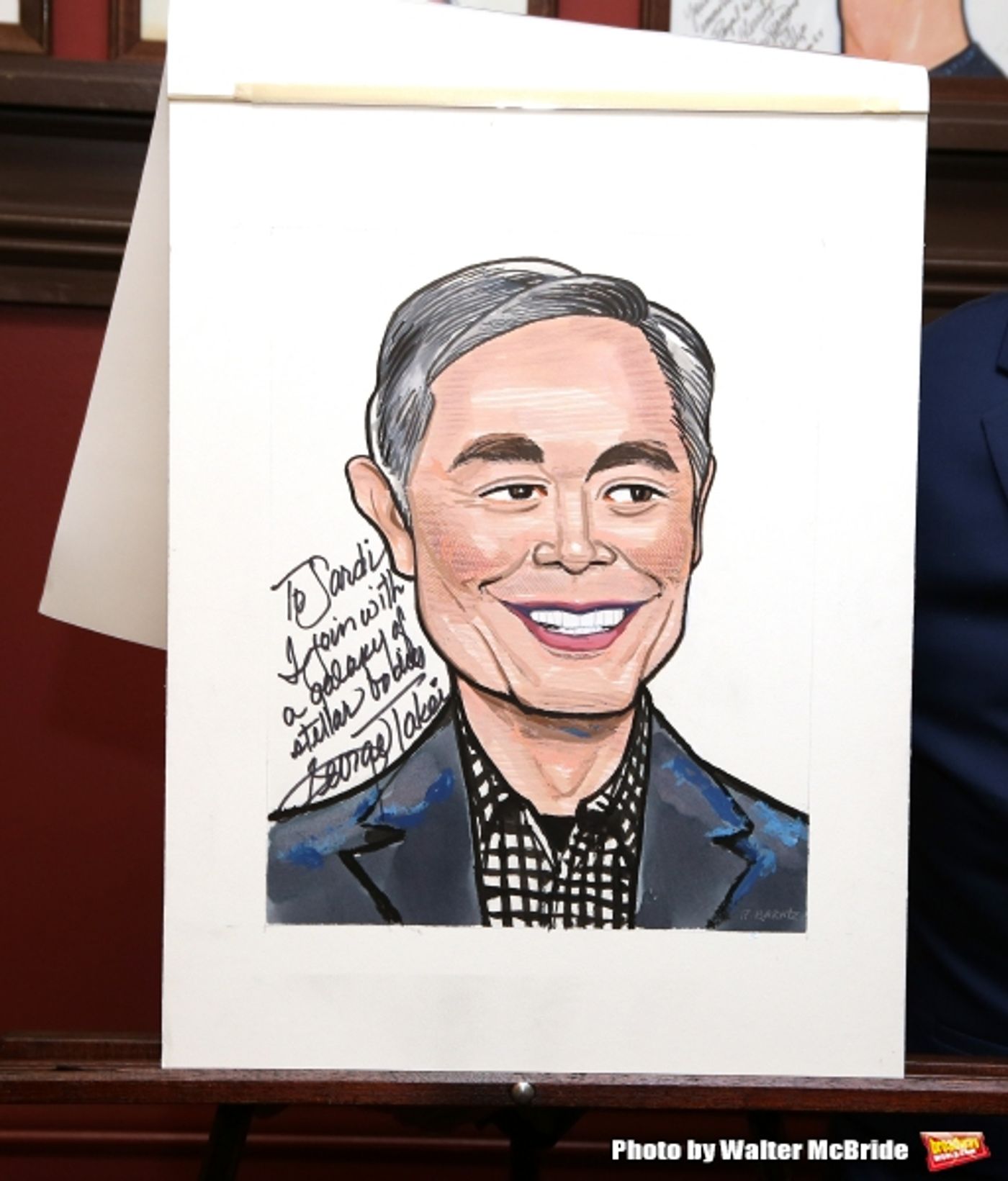 Photo Coverage: George Takei Celebrates His New Sardi's Portrait with His ALLEGIANCE Cast! Image