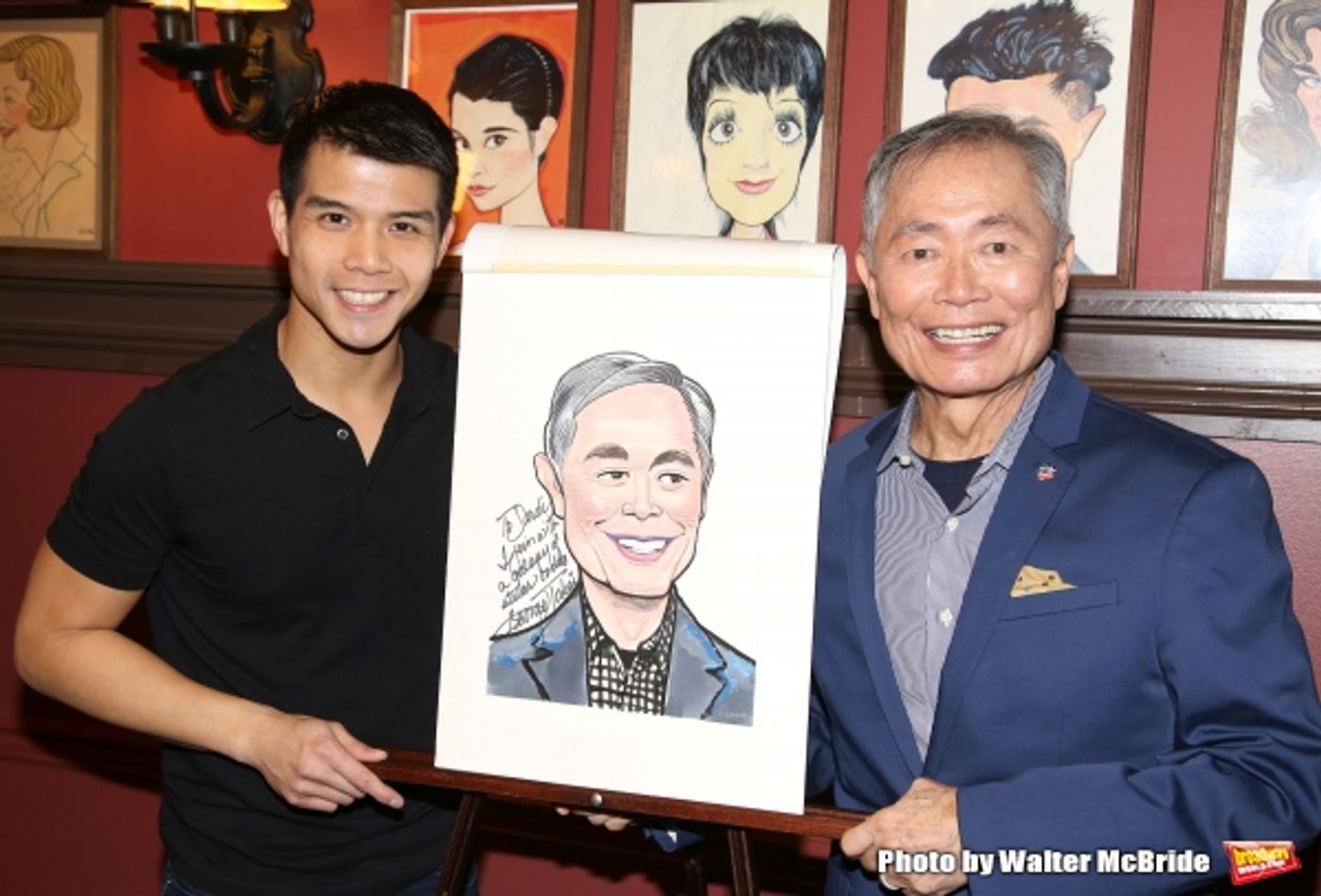 Photo Coverage: George Takei Celebrates His New Sardi's Portrait with His ALLEGIANCE Cast! Image